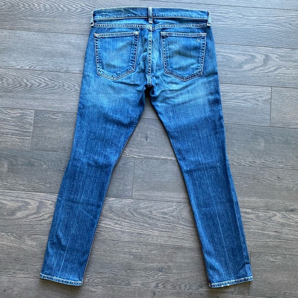 Rag & bone - tomboy jeans - distressed in blue - size 27 - Picture 4 of 6